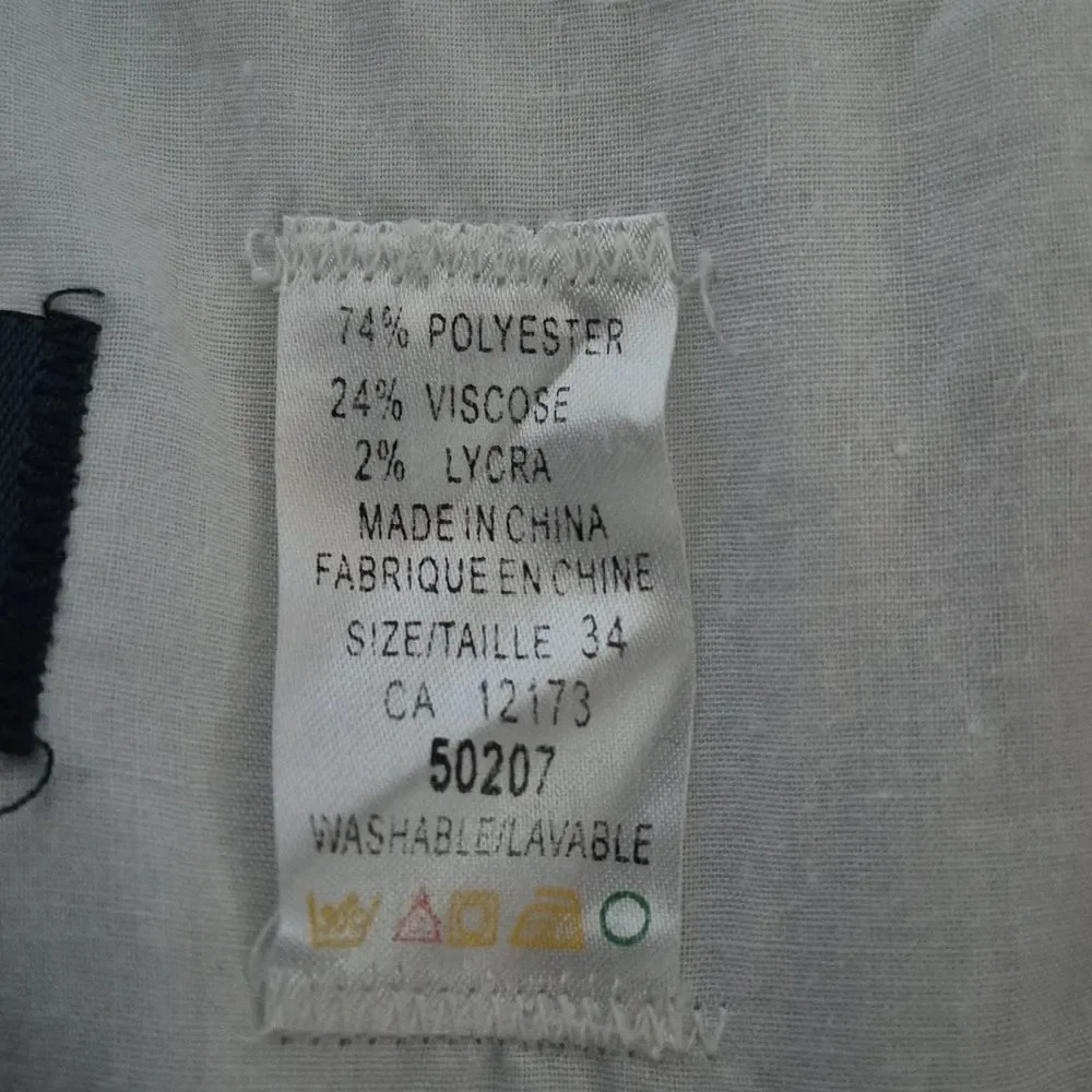 Men's Classic Navy Blue Pants - Picture 3 of 16